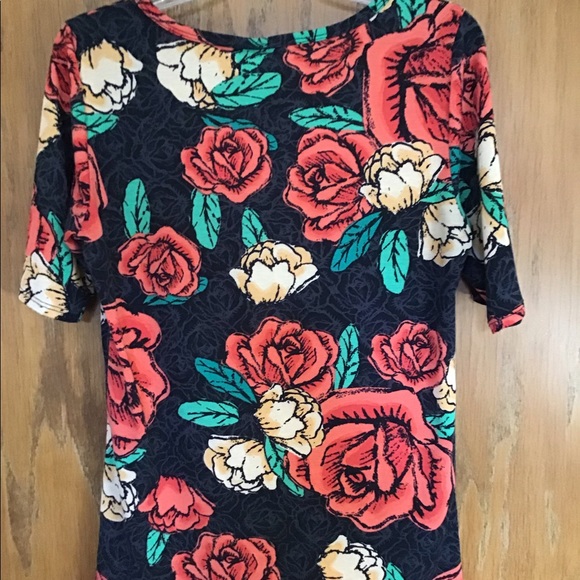 Bright Floral LuLaRoe Gigi Tee - L - Picture 3 of 3